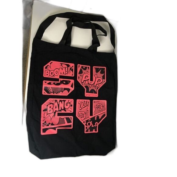 SYFY Comic Con Bag 'Its A Fan Thing' Unisex Size Large Black Red - Picture 5 of 5